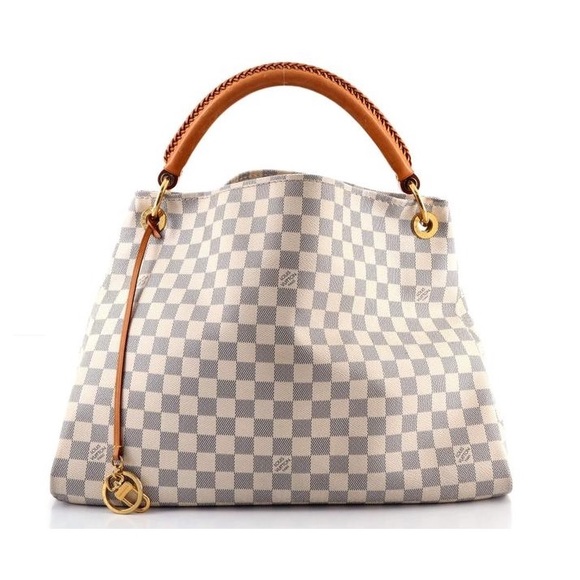 Louis Vuitton Artsy Mm Damier Azur Hobo Bag - Picture 1 of 7